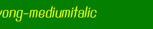 SNTAnouvong-MediumItalic.otf是一款不错的英文字体下载