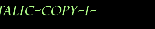 SPQR-Italic-copy-1-.ttf是一款不错的英文字体下载