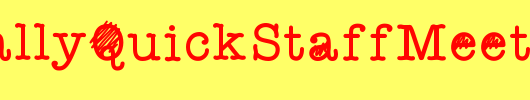 SWReallyQuickStaffMeeting_英文字体