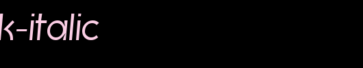 SaborSSK-Italic.ttf是一款不错的英文字体下载