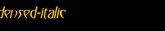 Saga-Condensed-Italic.ttf是一款不错的英文字体下载