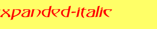 Saga-Expanded-Italic.ttf是一款不错的英文字体下载