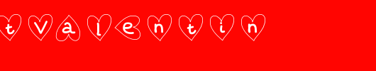 SaintValentin.ttf是一款不错的英文字体下载
