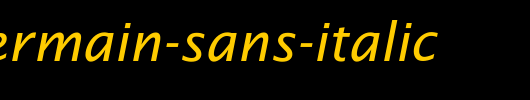 Saintgermain-Sans-Italic.ttf是一款不错的英文字体下载