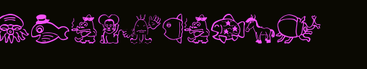 SakabeAnimal02.ttf是一款不错的英文字体下载