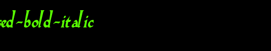 Salem-Condensed-Bold-Italic.ttf是一款不错的英文字体下载