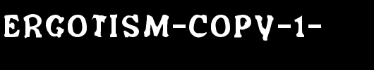 Salem-Ergotism-copy-1-.ttf是一款不错的英文字体下载