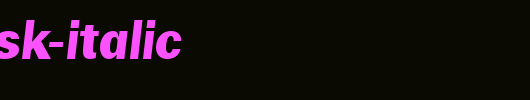 SalinaSSK-Italic.ttf是一款不错的英文字体下载