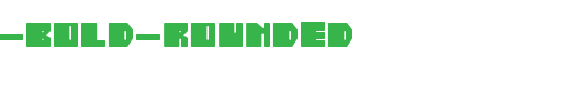 Salmiak-Bold-Rounded.ttf是一款不错的英文字体下载