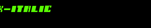 Salmiak-Italic.ttf是一款不错的英文字体下载