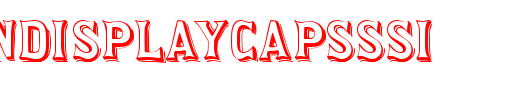 SaloonDisplayCapsSSi.ttf是一款不错的英文字体下载