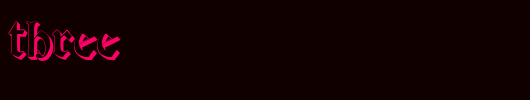 Salterio-Three.ttf是一款不错的英文字体下载