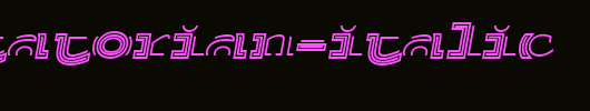 Salutatorian-Italic.ttf是一款不错的英文字体下载