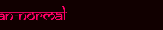 Samarkan-Normal.ttf是一款不错的英文字体下载