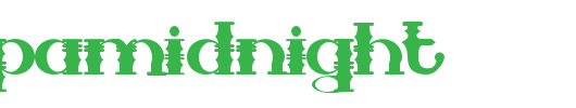SampaMidnight.otf是一款不错的英文字体下载