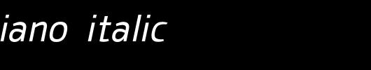 SanFrediano-Italic.otf是一款不错的英文字体下载