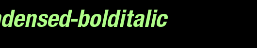 Sans-Condensed-BOLDITALIC.ttf是一款不错的英文字体下载