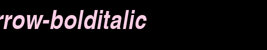 Sans-Narrow-BOLDITALIC.ttf是一款不错的英文字体下载