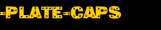 Sans-Plate-Caps.ttf是一款不错的英文字体下载