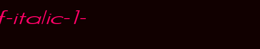 SansSerif-Italic-1-.ttf是一款不错的英文字体下载