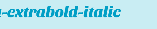 Sansita-ExtraBold-Italic.ttf是一款不错的英文字体下载