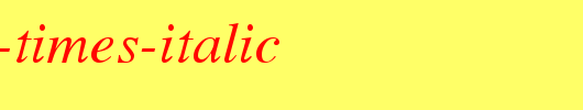 Sanskrit-Times-Italic.ttf是一款不错的英文字体下载