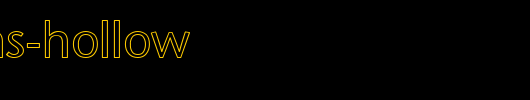 SapirSans-Hollow.ttf是一款不错的英文字体下载