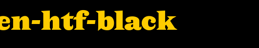 Saracen-HTF-Black.ttf是一款不错的英文字体下载