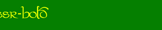 SaracenSSK-Bold.ttf是一款不错的英文字体下载