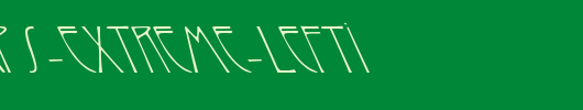 Sarah-Caps-Extreme-Lefti.ttf是一款不错的英文字体下载