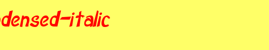Sarah-Condensed-Italic.ttf是一款不错的英文字体下载