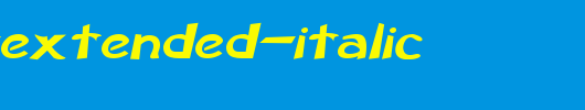Sarah-Extended-Italic.ttf是一款不错的英文字体下载