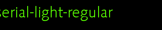 Saxony-Serial-Light-Regular.ttf是一款不错的英文字体下载