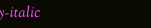 ScaGoudy-Italic.ttf是一款不错的英文字体下载