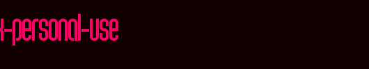Scantype-Black-PERSONAL-USE.ttf是一款不错的英文字体下载