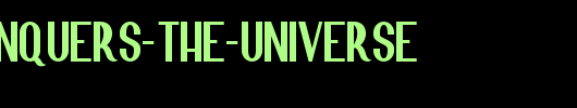 Scara-Conquers-the-Universe.ttf是一款不错的英文字体下载