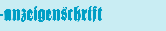 Schmale-Anzeigenschrift.ttf是一款不错的英文字体下载