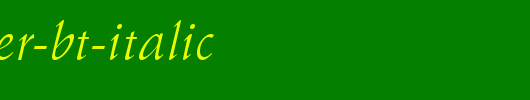 Schneidler-BT-Italic.ttf是一款不错的英文字体下载