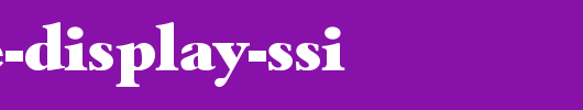 Schole-Display-SSi.ttf是一款不错的英文字体下载