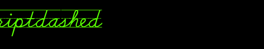 SchoolScriptDashed.ttf是一款不错的英文字体下载