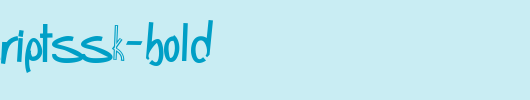 ScobeyScriptSSK-Bold.ttf是一款不错的英文字体下载