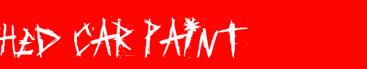 Scratched-car-paint.ttf是一款不错的英文字体下载