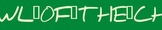 Scrawl-Of-The-Chief.ttf是一款不错的英文字体下载