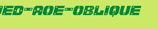 Screwed-AOE-Oblique.ttf是一款不错的英文字体下载