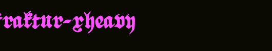 ScribbledFraktur-XHeavy.ttf是一款不错的英文字体下载