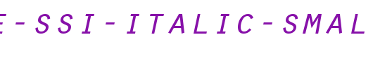 Scribe-SSi-Italic-Small-Caps.ttf是一款不错的英文字体下载