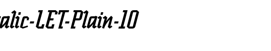 Scriptek-Italic-LET-Plain-10_英文字体