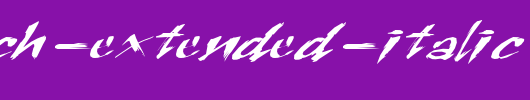 Sctratch-Extended-Italic.ttf是一款不错的英文字体下载