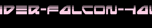 Searider-Falcon-Halftone.ttf是一款不错的英文字体下载