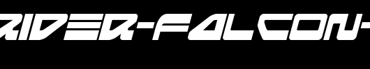 Searider-Falcon-Italic.ttf是一款不错的英文字体下载